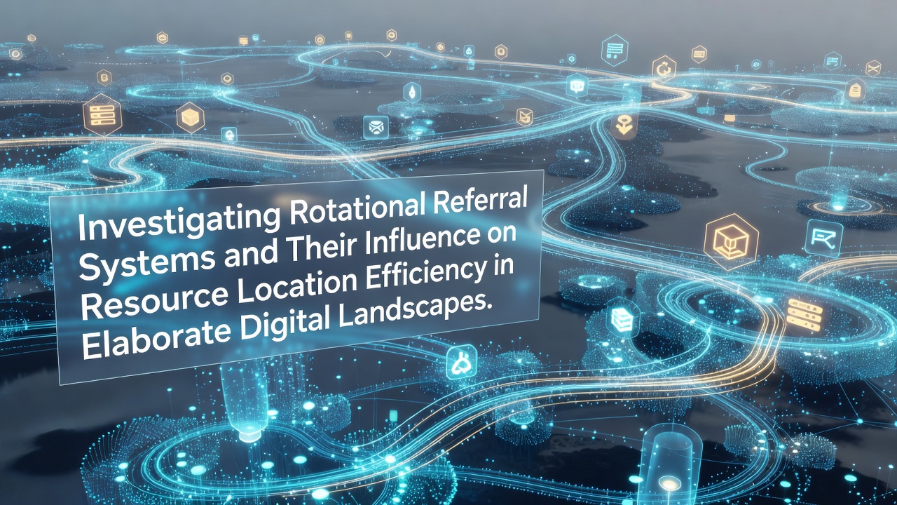 Investigating Rotational Referral Systems and Their Influence on Resource Location Efficiency in Elaborate Digital Landscapes